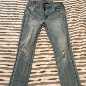 American Eagle ripped jeans. Size 30 X 34